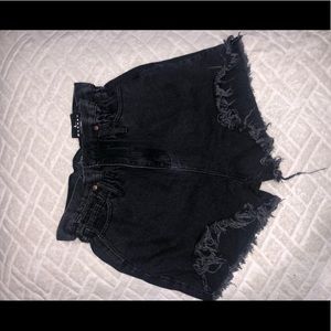 High rise mom shorts